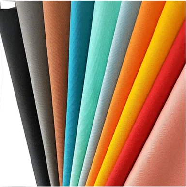 หนัง PU สีสันสดใสกดร้อนสำหรับทำวัสดุปกไดอารี่สมุดบันทึกนักข่าว