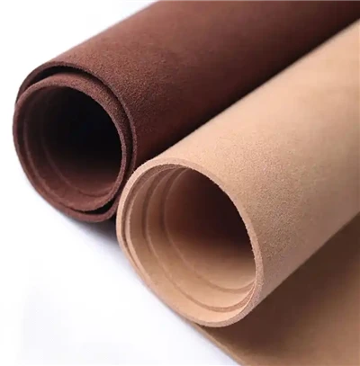 ขายส่งหนัง Eco Double Suede ไมโครไฟเบอร์หนัง Pu ผ้าสังเคราะห์สำหรับรองเท้านิรภัย